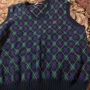Vintage Polo paisley Sweater Vest